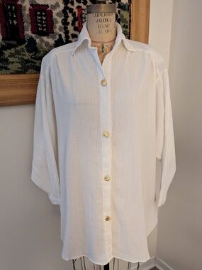 Vintage Disney Resortwear Beach Button Down